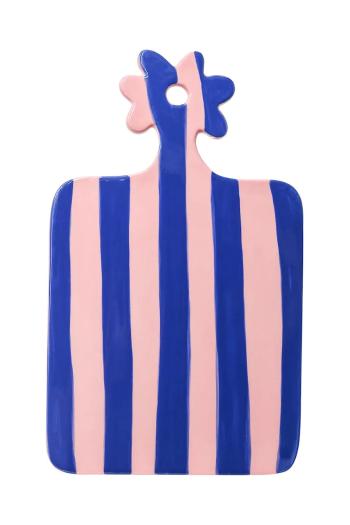 Doska na krájanie Qué Rico Rogelio 30 x 30 cm ružová farba