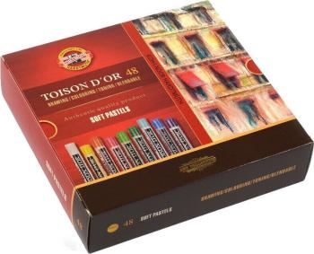 KOH-I-NOOR Toison D'or Set of Soft Pastels Sada suchých pastelů 48 ks