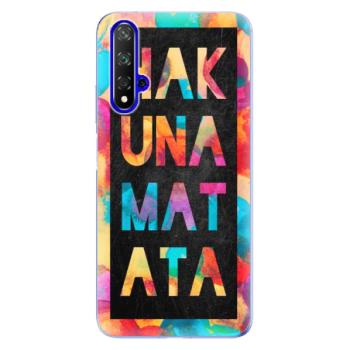 Odolné silikonové pouzdro iSaprio - Hakuna Matata 01 - Huawei Honor 20