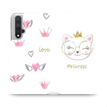 Flipové pouzdro na mobil Honor 20 - MH03S Kočička princess (5903226919246)