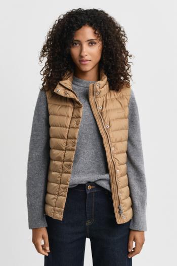 VESTA GANT LIGHT DOWN VEST WARM KHAKI
