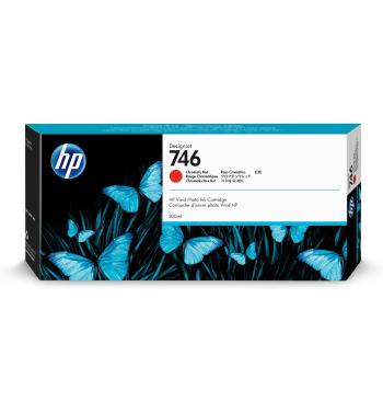 HP 746 P2V81A chromatická červená (chromatic red) originální cartridge