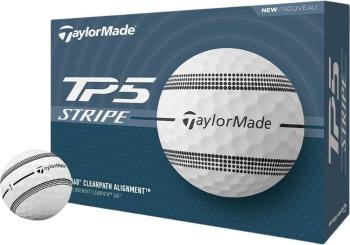 TaylorMade TP5 White Stripe Golfové míčky