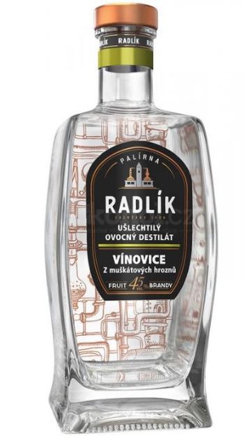 Radlík Vínovice z Muškátových hroznů 45% 0,5l