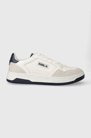 Kožené sneakers boty Karl Lagerfeld KREW KL bílá barva, KL53024A