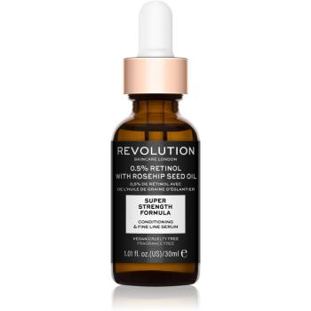 Revolution Skincare Retinol 0.5% With Rosehip Seed Oil protivráskové a hydratační sérum 30 ml