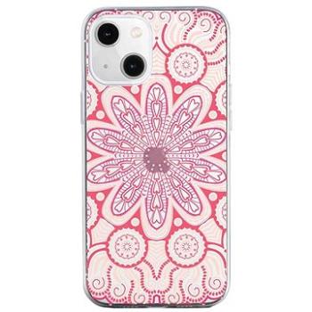 TopQ iPhone 13 mini silikon Romantic Mandala 64726 (Sun-64726)