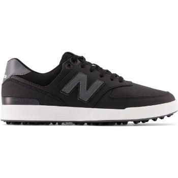 New Balance 574 GREENS Pánská golfová obuv, černá, velikost 42.5