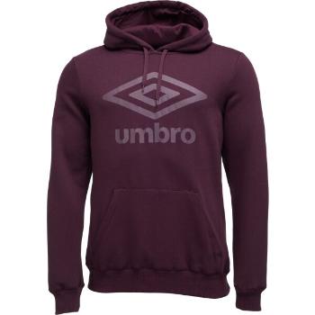 Umbro FW LARGE LOGO Pánská mikina, vínová, velikost