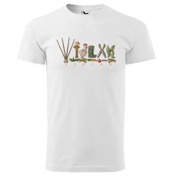 Tričko Vidlák (Velikost: 2XL, Typ: pro muže, Barva trička: Bílá)