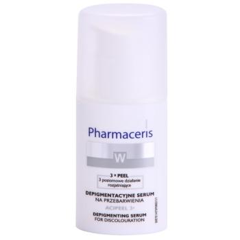 Pharmaceris W-Whitening Acipeel 3x zesvětlující korekční sérum proti pigmentovým skvrnám s vitaminem C 30 ml