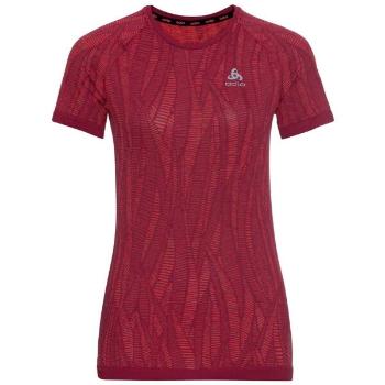 Odlo W BLACKCOMB LIGHT ECO BI TOP CREW NECK S/S Női funkcionális póló, bordó, méret