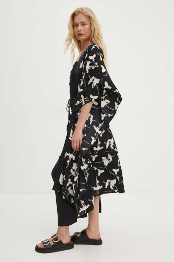 Kimono Answear Lab černá barva, oversize