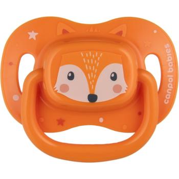 Canpol babies Cute Animals Soother 18m+ dudlík Orange 1 ks