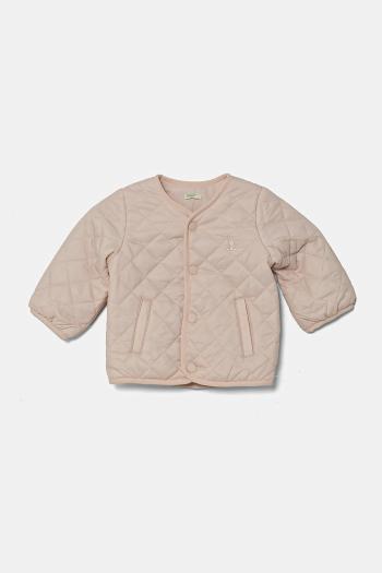 United Colors of Benetton csecsemő kabát rózsaszín, 2MJAAN00V