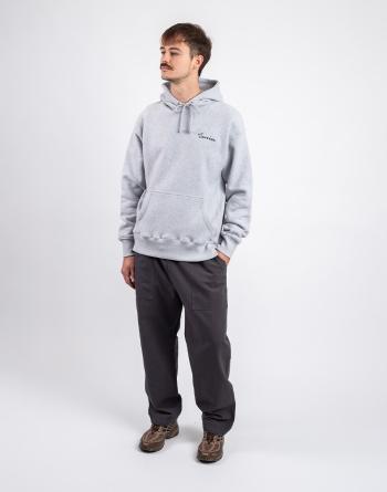 Service Works Script Logo Hoodie MARL GREY S