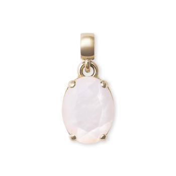 Daniel Wellington Půvabný pozlacený přívěsek s perletí Mother of Pearl DW00401461