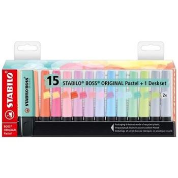 STABILO BOSS ORIGINAL Pastel deskset 15 ks (4006381567411)