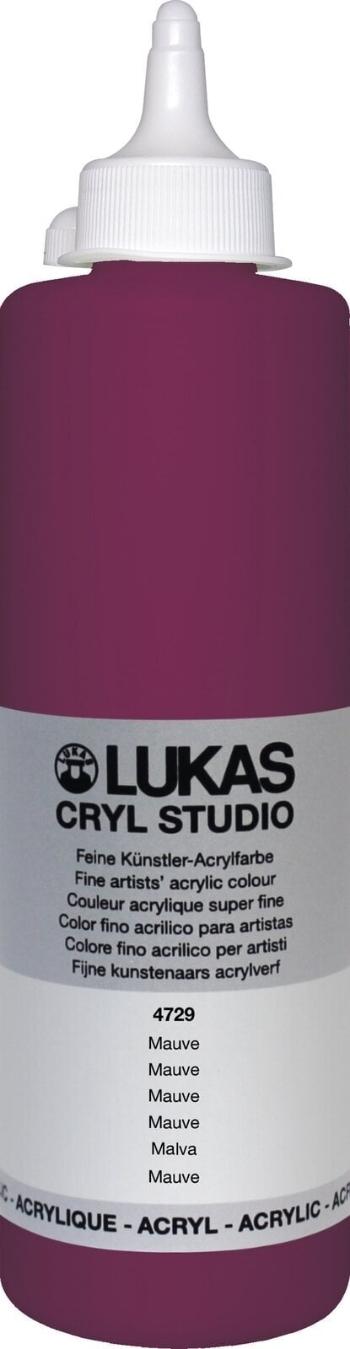 Lukas Cryl Studio Plastic Bottle Akrylová barva Mauve 500 ml 1 ks