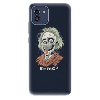 Odolné silikonové pouzdro iSaprio - Einstein 01 - Samsung Galaxy A03