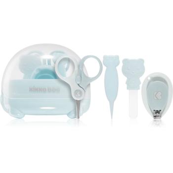 Kikkaboo Baby Manicure Set Bear Set de manichiură pentru nou-nascuti si copii Blue 1 buc