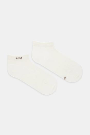 Ponožky BOSS 2-pak béžová farba, 50544227
