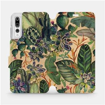 Flip pouzdro na mobil Huawei P20 Pro - VP05S Sukulenty (5903516772049)