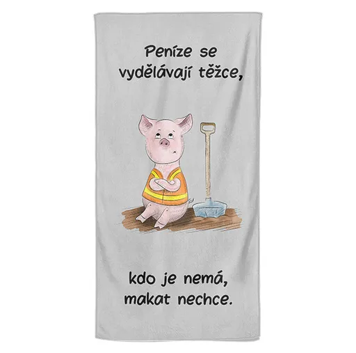 Osuška Makat nechce (Velikost osušky: 70x140cm)