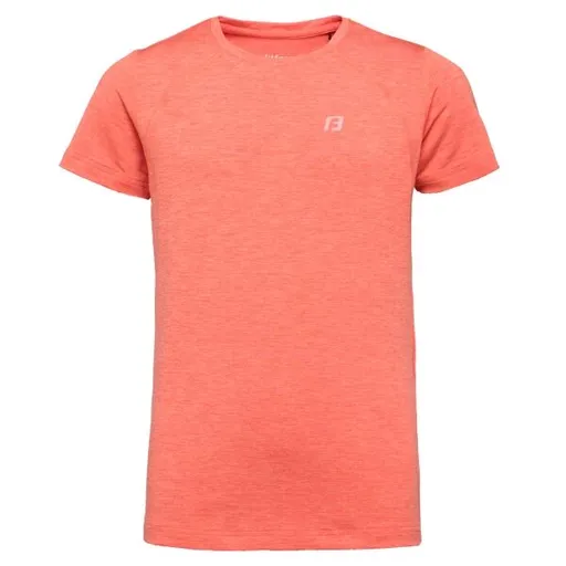 Fitforce ZARINKA Dívčí fitness triko, lososová, velikost 140-146