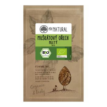 Muškátový ořech mletý 10 g BIO   IT'S NATURAL