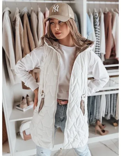 Dámská prošívaná vesta GLITTI bílá