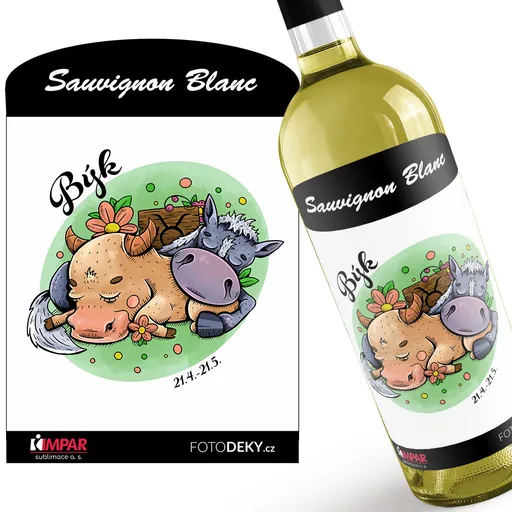Víno Koňská znamení – býk (Druh Vína: Bílé víno)