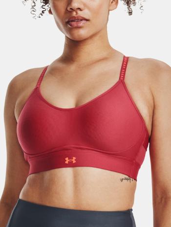 Under Armour Infinity Covered Low-RED Sportovní podprsenka Červená