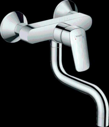 Drezová batéria Hansgrohe Logis M31 s otočným ramienkom 150 mm chróm 71836000