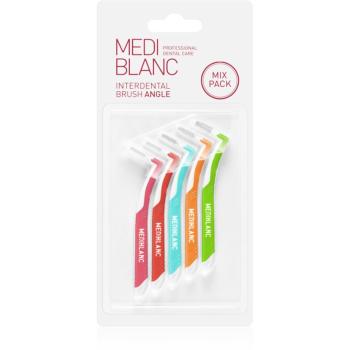 MEDIBLANC Interdental Pick-brush Angle perie interdentara 5 bucati Mix kit 5 buc