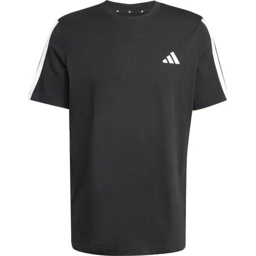 adidas 3-STRIPES TEE Pánské triko, černá, velikost