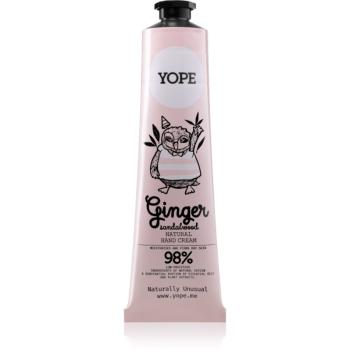 Yope Ginger & Sandalwood krém na ruce pro výživu a hydrataci 100 ml