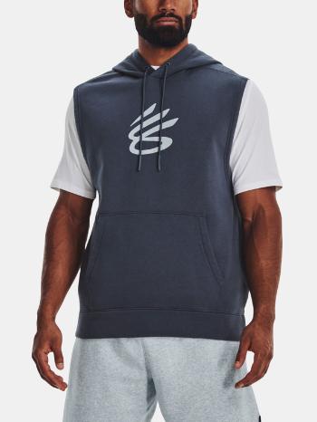 Under Armour Curry Fleece Slvls Hoodie Mikina Šedá