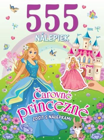 555 nálepiek Čarovné princezné