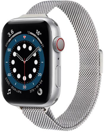 4wrist Ocelový milánský tah pro Apple Watch - Silver 42/44/45/49 mm