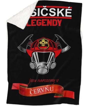 Deka Hasičské legendy - měsíc (Měsíc: 06 - Červen, Podšití beránkem: ANO)