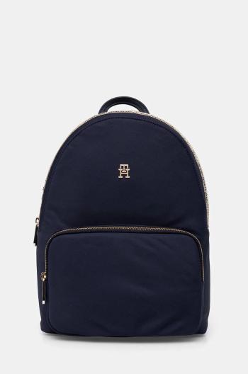 Batoh Tommy Hilfiger dámský, tmavomodrá barva, velký, hladký, AW0AW17106