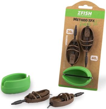 Zfish sada krmítek method feeder set zfx + formička - 30 g a 40 g