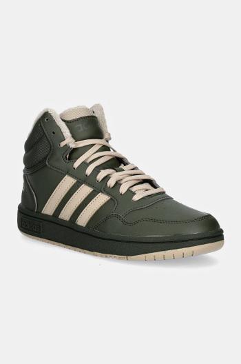 Sneakers boty adidas Originals HOOPS MID 3.0 zelená barva, IH7895