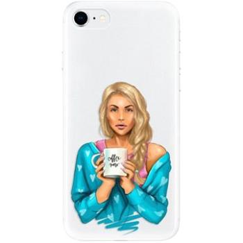 iSaprio Coffe Now - Blond pro iPhone SE 2020 (cofnoblo-TPU2_iSE2020)