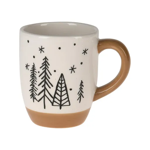 Keramický hrnek STROMKY, 330 ml, assort