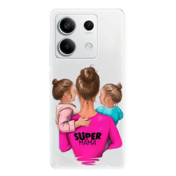 Odolné silikonové pouzdro iSaprio - Super Mama - Two Girls - Xiaomi Redmi Note 13 5G