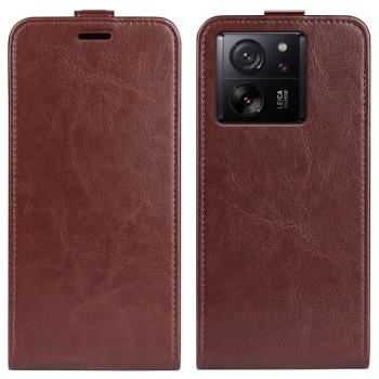 Vyklápacie puzdro Xiaomi 13T / 13T Pro hnedé