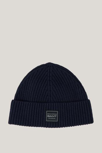 ČEPICE GANT COTTON RIBBED BEANIE EVENING BLUE