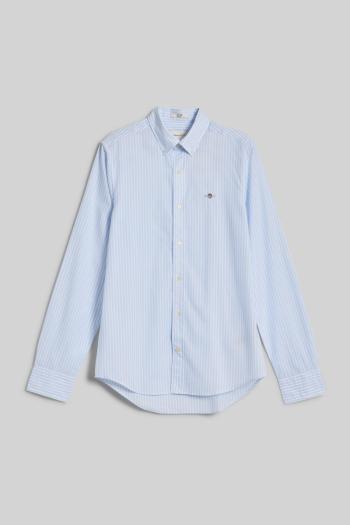 KOŠILE GANT SLIM POPLIN STRIPE SHIRT LIGHT BLUE